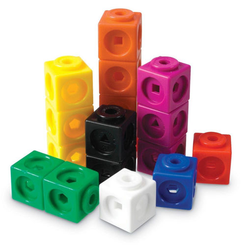 Picture of LEARNING RESOURCES MATHLINK CUBES SET OF 100